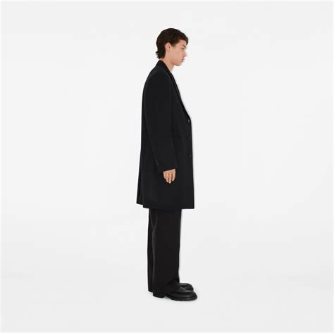 burberry cappotto uomo nero velluto|Cappotto sartoriale in lana e cashmere (Nero) .